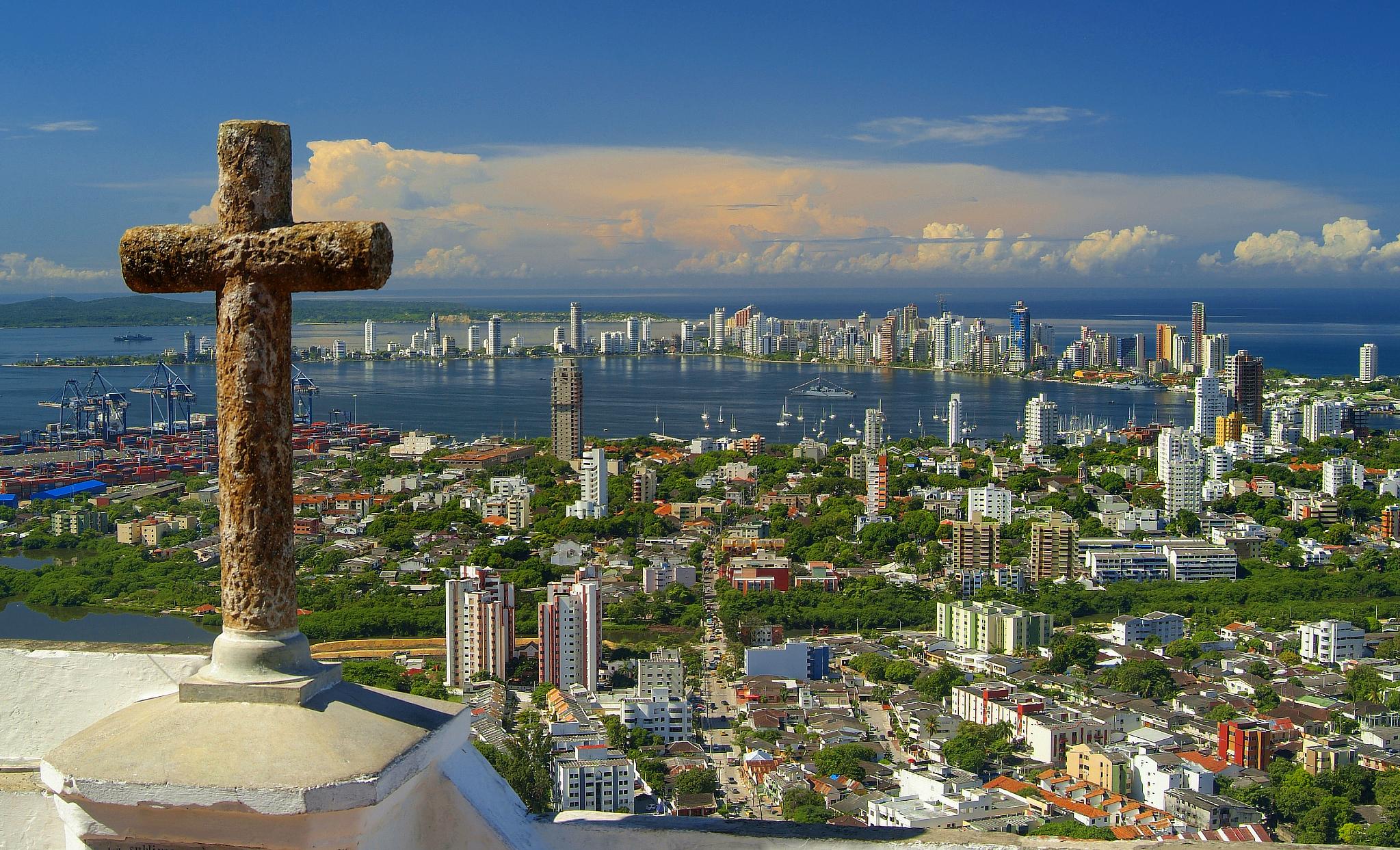 Cartagena de Indias from La Popa Hill
